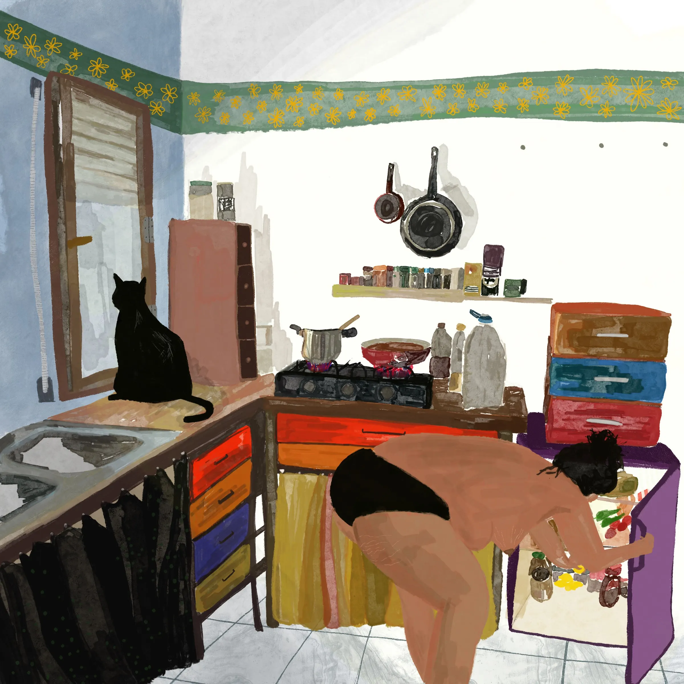 Il·lustració del projecte Gata Gorda (3)